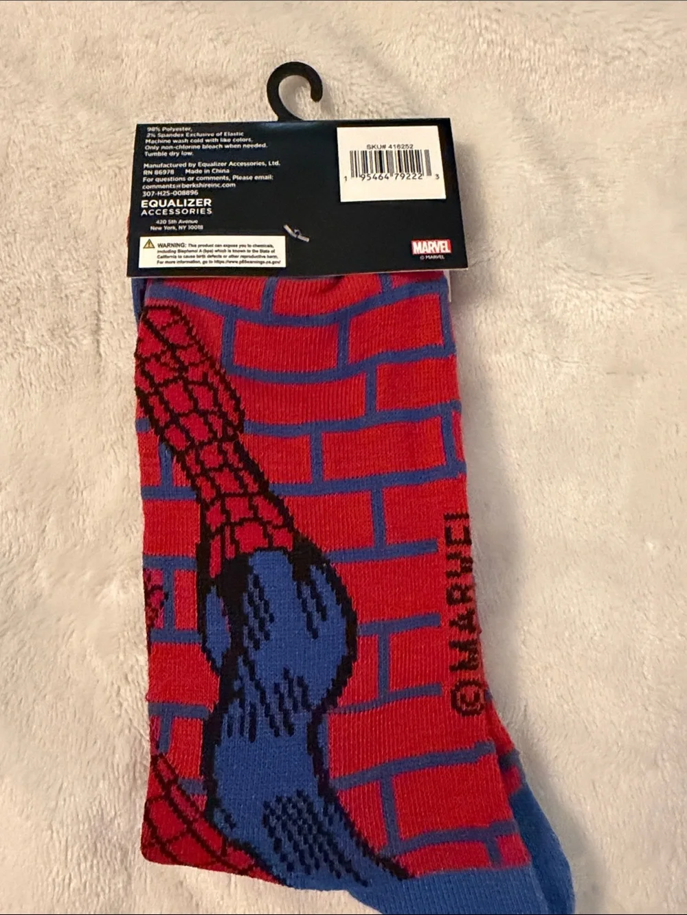 Marvel Spider-Man, Doritos, corn nuts, & Fishing Socks